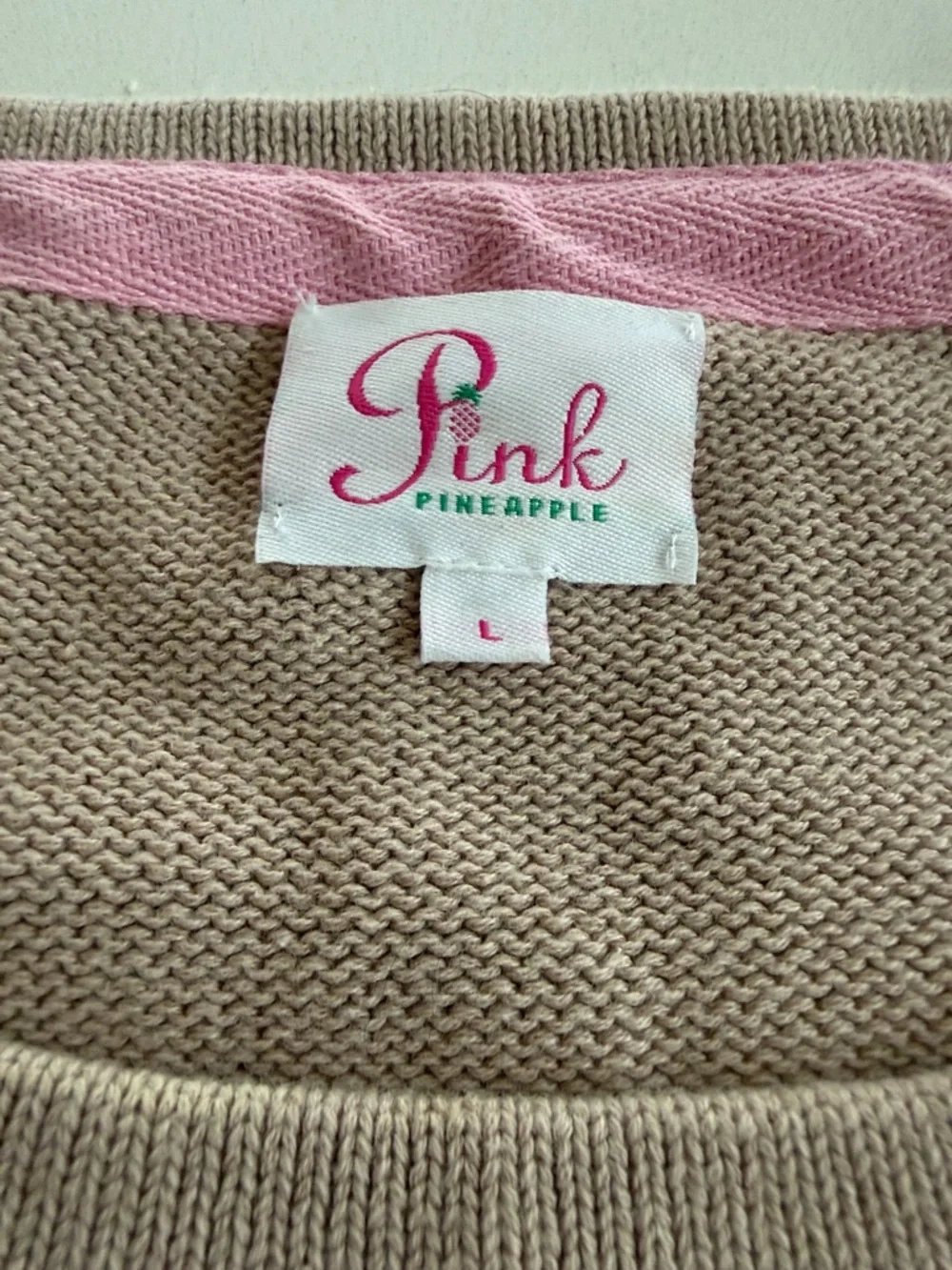 Coronado Logo Crewneck Sweater in Light Taupe by [No Brand Visible] - Picture 2 of 2